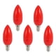 thumbnail image 1 of 5x Led Candle Light Candle Light Bulbs Red Fortune Lamp God Lights Energy Saving Candle Lights,e14, 1 of 5