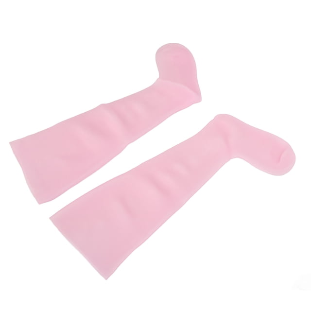 Calcetines Hidratantes Para El Cuidado De Los Pies, Calcetines Hidratantes Rosados, Piel Larga, Amigables Para Pies Agrietados