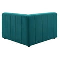 thumbnail image 6 of Sofa Corner Chair, Fabric, Teal Blue, Modern Contemporary Urban Design, Living Lounge Room Hotel Lobby Hospitality, 6 of 8