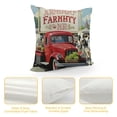thumbnail image 4 of YINGXI  Animals Throw Pillow Covers Rooster Pig Sheep Retro Truck Pillows for Couch Sofa Home Decor 18x18in, 4 of 5
