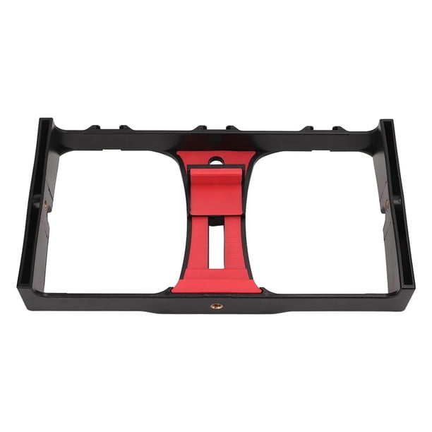 Cámara de video de Teléfono ABS Estabilizador de la Caja de Mano Con Soportes de Zapatos Fríos para Vlog, en vivo, Grabación de video, Luz LED LED Selfie Plegable Plegable