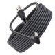 thumbnail image 2 of Cateissary Cable de carga VR tipo C, línea de fecha, Cable móvil, bolsillo, adaptador de auriculares de música de viaje, reemplazo para Videojuegos y accesorios Negro+Blanco 3 mètres, 2 of 6