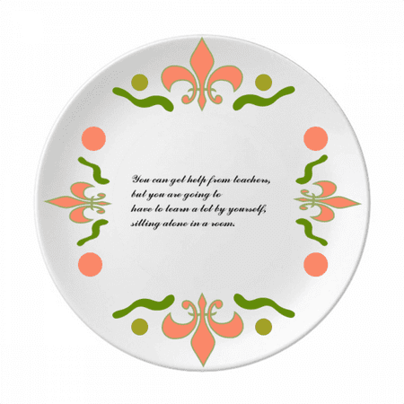 

You Need To Study Yourself Although help Flower Ceramics Plate Tableware Dinner Dish