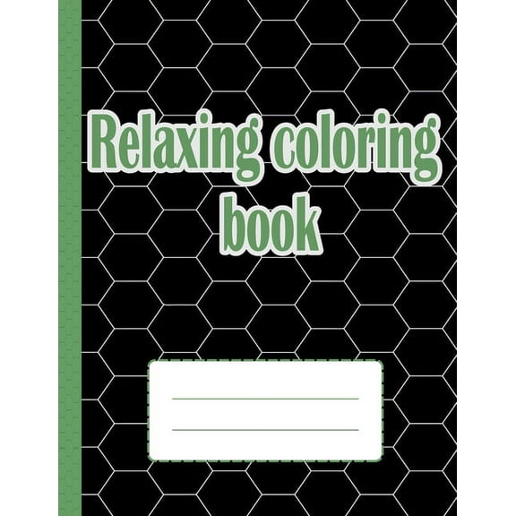 Relaxing Coloring Book: Amazing Geometric Coloring Book - Glossy paperback, 70 Geometric Coloring Book, size 8.5 x 11 in (Paperback)
