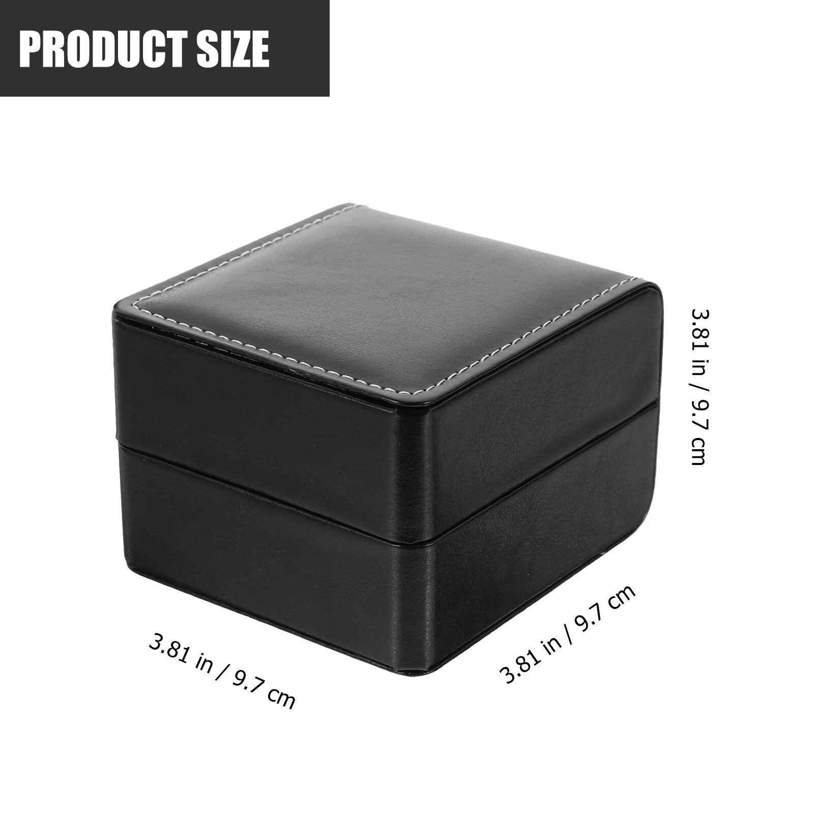Wrist Watch Storage Box PU Leather Watch Container Gift Wrapping Box