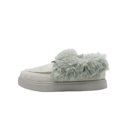 

Difumos Ladies Moccasins Slippers Loafers Plush Lined Winter Shoes Non-slip