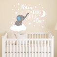 thumbnail image 3 of Dream Big Little One Elephant - Adhesivo Decorativo Para Pared, Diseño De Elefante, 3 of 4