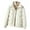 White, variant on hoksml Women's Winter Short Down Jacket Stand Collar Zip Front Lightweight Puffer Coat with Pockets