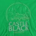 thumbnail image 2 of Game of Thrones Castle Black Unisex Adult Pull-Over Hoodie,Kelly Green, Medium, 2 of 5