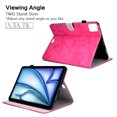 thumbnail image 3 of GSFY Case for 2024 iPad Air 11 Inch 6th Gen (M2), PU Leather Protective Folio Stand Cover Auto Sleep Wake Multiple Viewing for iPad Air 11 6th/iPad Air 10.9 4th &5th/iPad Pro 11 (2018-2022)，DC-Rose, 3 of 9