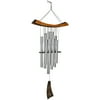 Woodstock Wind Chimes Signature Collection, Woodstock Healing Chime, 34'' Silver Wind Chime HC