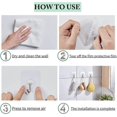 thumbnail image 5 of 50 ganchos adhesivos transparentes para pared de cocina con acero inoxidable, 5 of 5