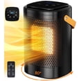 thumbnail image 1 of Calentador Space Heater Brioghte de 1500 W para uso en interiores con termostato y temporizador, 1 of 7