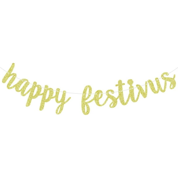 Happy Festivus Banner, Happy Holiday, Merry Christmas, Xmas, Happy New Year Party Decorations