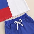 thumbnail image 5 of GYRATEDREAM Toddler Boys Summer Outfits Short Sleeve T-Shirt Tee Tops and Elastic Waist Shorts Clothes Sets, 6-12 Months, 5 of 6