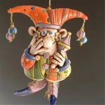 thumbnail image 3 of Clown Wind Chime Ornaments Halloween Outdoor Garden Ornaments Resin Decorative Gift A, 3 of 5