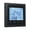 Black, variant on Riousery Intelligent Digital Display Thermostat 16A Floor Heating Temperature Controller with LED Touch Screen NTC Temperature Sensor Temperature Switching 85-265V Electric Heating Control White