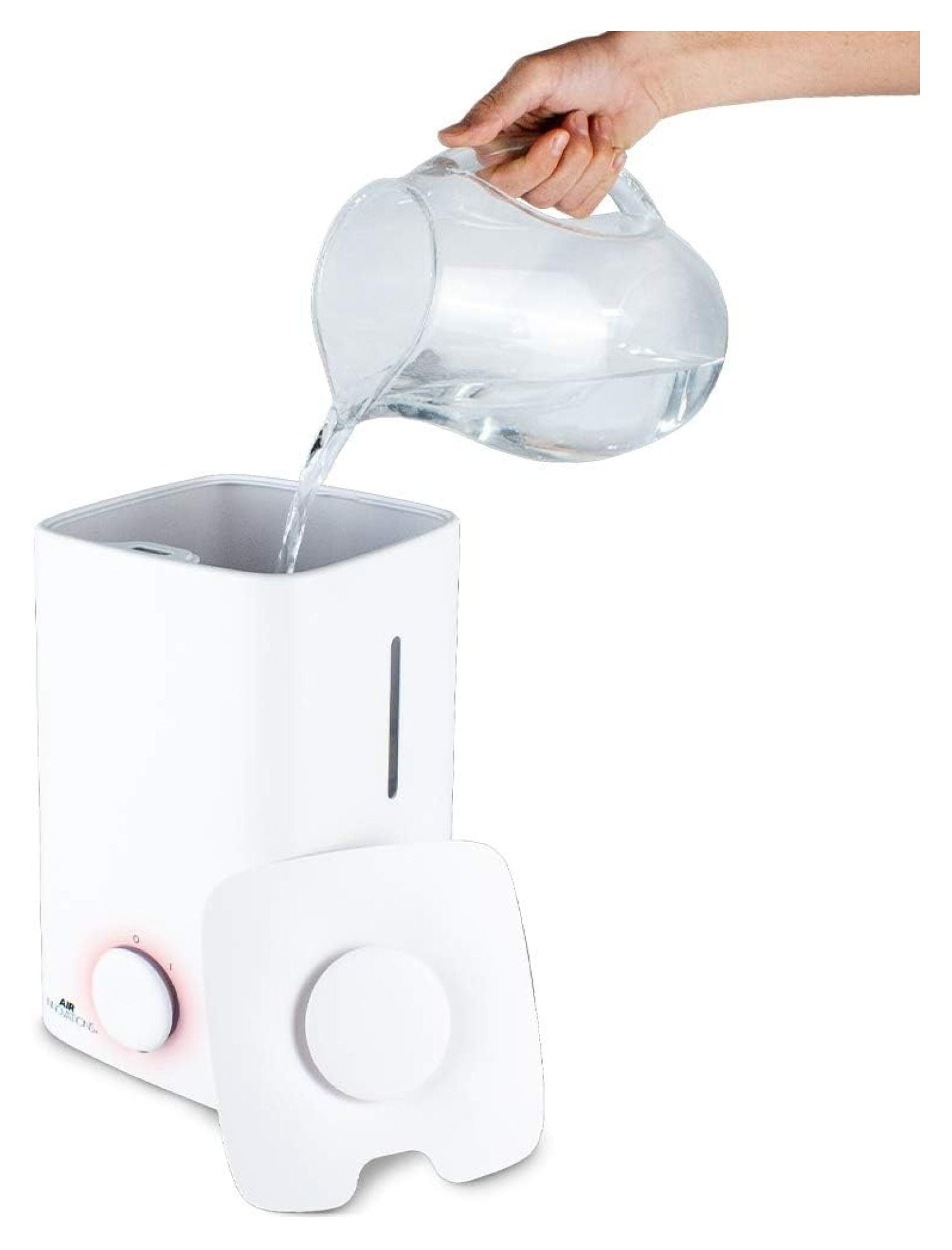 Humidifiers for Bedroom Convenient Oversized 4.5L Runs for 70 Hours for Large Room up to 400 Sq Ft Top Fill Cool Mist Humidifier Ideal for Baby Room and Plants MH-419, White, 1.2