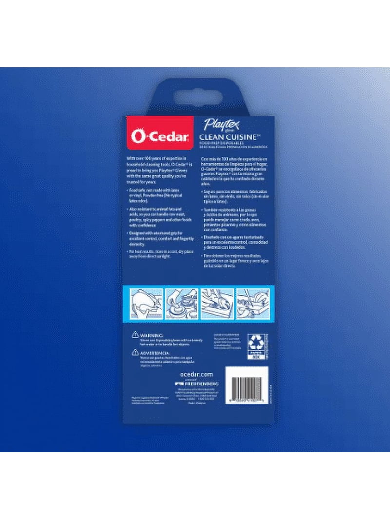 O-Cedar Playtex Clean Cuisine Gloves, One Size, 30 Count - Walmart.com