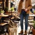 thumbnail image 2 of Scary Werewolf Dog Muzzle with Big Teeth - Colorful Mask Funny for Halloween Fun and Cool Dog Muzzle with Adjustable Straps, 2 of 4