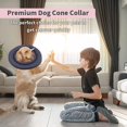 thumbnail image 3 of Comfy Ufo Pet Recovery Collar, Water-resistant Soft Adjustable Protective Collar After Surgery For Dogs And Cats, Collar Safe Anti-bite Ufo Wound Heal, 3 of 5