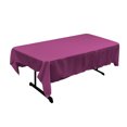 thumbnail image 1 of TCpop60x84_MagentaP81 LA Lin Polyester Popeline 60 par 84 Pouces Nappe Rectangulaire, Magenta, 1 of 1