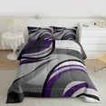 thumbnail image 2 of Feelyou Vintage Art Circle Queen Comforter Set for Kids, Abstract Geometric Bedding Sets, Retro Minimalism Reversible Bedding Comforter Set, Ultra Soft Home Decor, 3pcs, 2 of 8