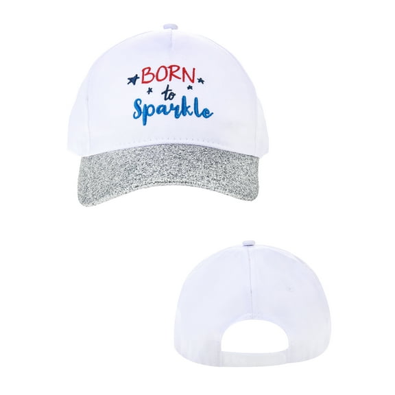 Way to Celebrate Americana "Born to Sparkle" Baseball Cap, Kids Size, 1 Piece
