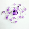 thumbnail image 3 of Cortina de cuentas de cristal de 32 cortes, cortina divisoria para puerta, cortina decorativa con cuentas de cristal, 3 of 3