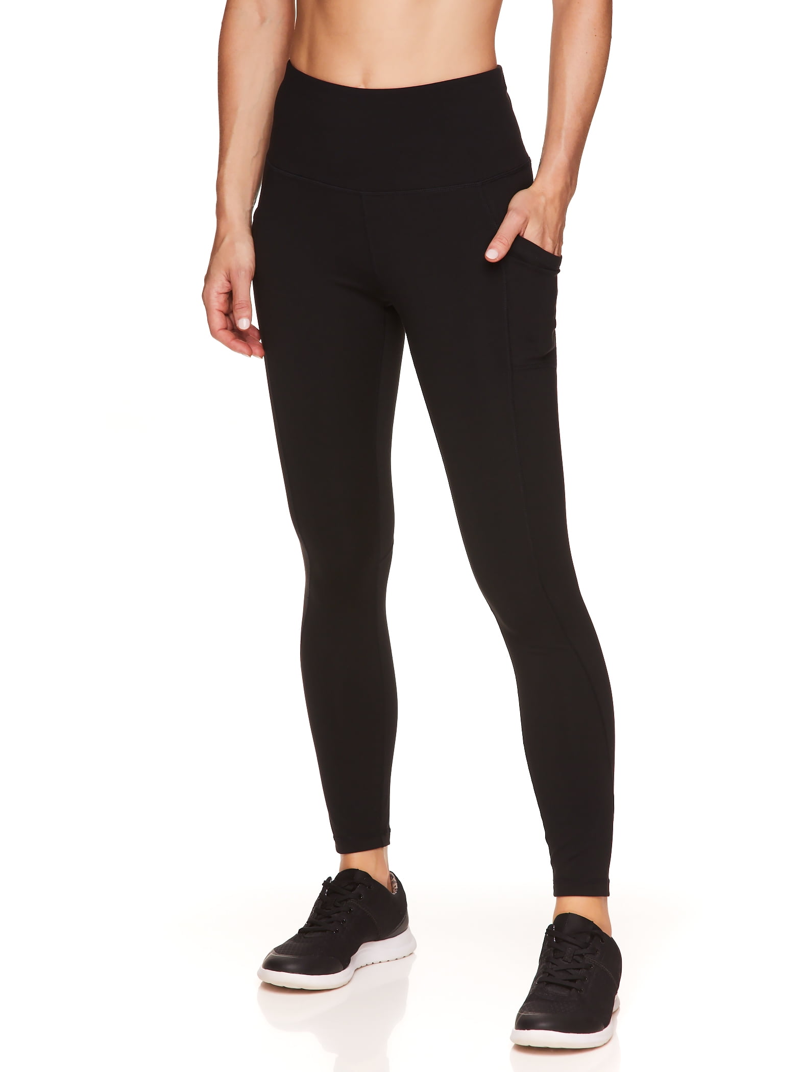 Yogalicious - Women's High Waist Side Pocket 7/8 Ankle Legging - White - X  Large : Target