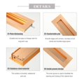 thumbnail image 1 of Injueey Tiradores ocultos de 2 piezas, herrajes para cajones elegantes y duraderos para puerta de armario de casa, cajón decorativo Almacenamiento y organización del hogar oro, 1 of 6