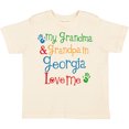 thumbnail image 3 of Inktastic Georgia Grandma Grandpa Loves Me Boys or Girls Toddler T-Shirt, 3 of 5