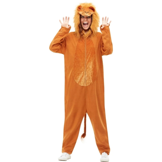 Smiffys Combinaison à Capuche pour Adulte en Costume de Lion