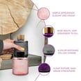 thumbnail image 2 of MasteelfCA 4pcs Embossment Aromatherapy Containers Glass Aroma Bottles Dry Flower Holder, 2 of 7
