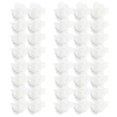 thumbnail image 1 of 50pcs cabezas de malla de espuma artificial Colcomx 4cm Blanco Cabeza de flor de rosa de boda, 1 of 8