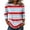 #1 Light Blue, variant on Tunic Tops for Women 3/4 Lenth Sleeve Crew Neck Striped Shirts Dressy Casual Loose Fit Blouses Dark Blue L