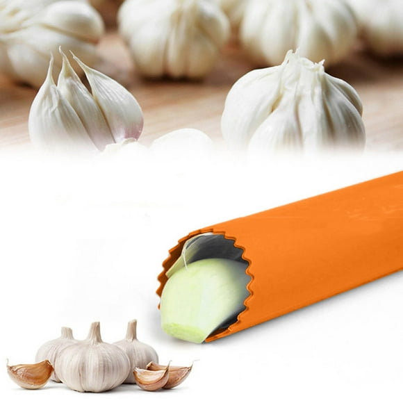 zanvin Garlic Press - Silicone Garlic Peeler - Easy Roller Garlic Peeling Tube -Silicone Tool-Peels Garlic Cloves In Seconds Without Smell From Hands - Skin Roller ,gift for fathers day