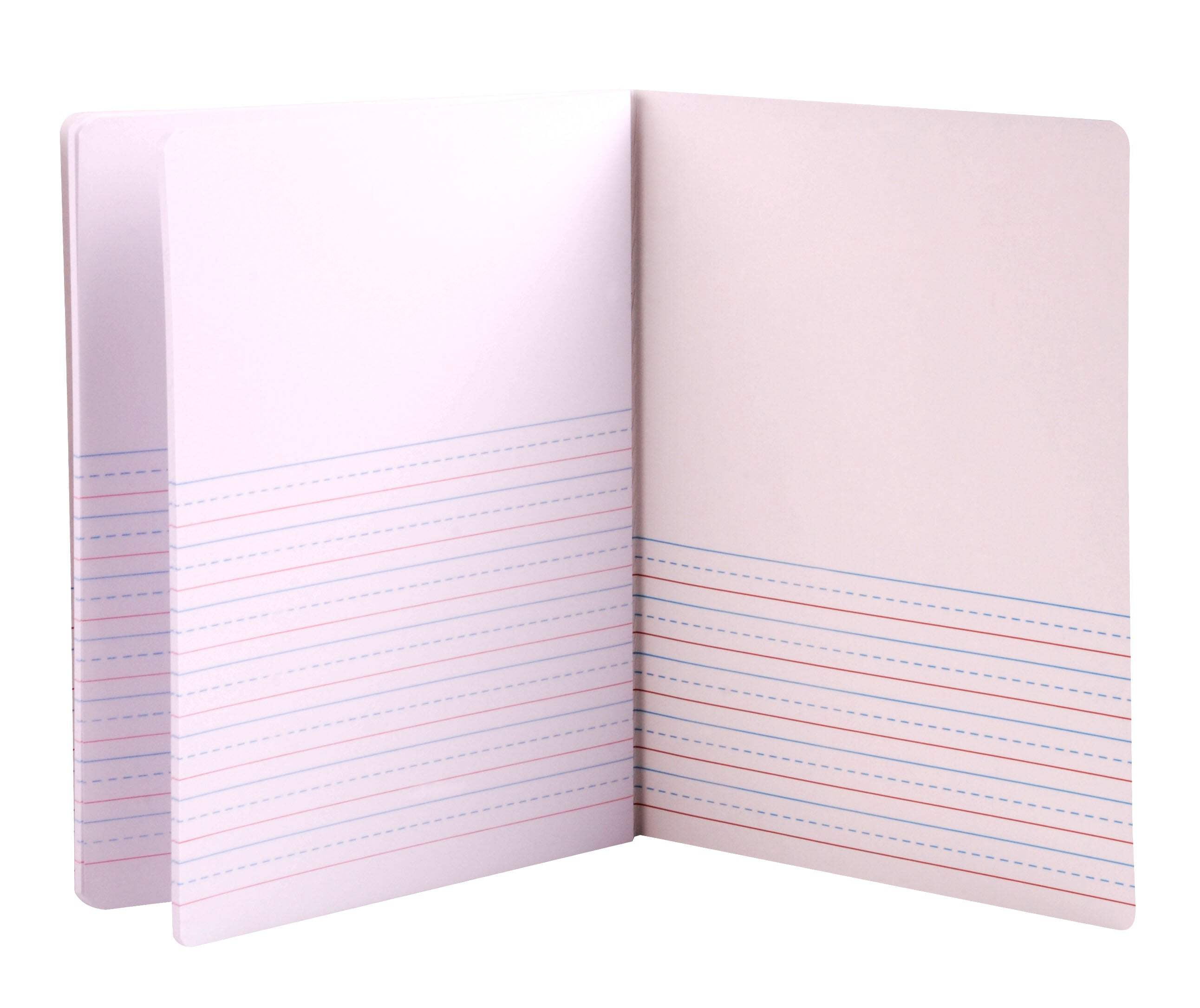Mintra Primary Composition Notebook 4PK - 1/2 Page - Blue Only - Flexible Hardcover (04652) - 80 Sheets