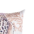 thumbnail image 4 of Brown Conch Shell w/ Seahorse & Coral Indoor/Outdoor Throw Pillow, 18" x 18", 4 of 6