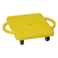 thumbnail image 3 of Tablero de scooter con manijas de la plaza de coordinación de scooter con ruedas para niños Educación física para el patio trasero del gimnasio Inicio Amarillo, 3 of 8