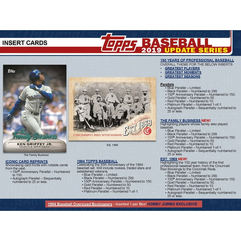  2019 Topps Update Series 150th Anniversary