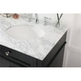 thumbnail image 4 of Elegant Decor Park Avenue 60" Solid Wood & Metal Double Bathroom Vanity in Black, 4 of 8