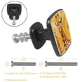 thumbnail image 3 of 4 Pcs Cabinet Handle Drawer Pulls Giraffe Knobs with Screws Square Furniture Office Cabinet Knob Decoration, 3 of 7