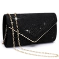 thumbnail image 1 of Bolso de noche Dasein de gamuza sintética con diamantes de imitación para mujer, 1 of 6