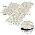 thumbnail image 2 of Anti Fatigue Kitchen Mat Set of 2 Pieces,Farmhouse Kitchen Rugs and Mats,Waterproof Non Slip Memory Foam Cushioned Comfort Kitchen Floor Mat,Padded Kitchen Mats for Standing (17x30+17x47), 2 of 6
