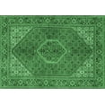thumbnail image 1 of Ahgly Company Indoor Rectangle Persian Emerald Green Traditional Area Rugs, 5' x 7', 1 of 4