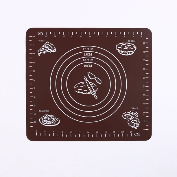 Esterilla de silicona para amasar, esterilla para hornear, esterilla de cocina con aislamiento térmico y tabla de cortar engrosada