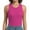 Hotpink, variant on Women Tank Tops Summer Sleeveless Basic Cami Top Shirt Slim Racerback Blouses