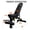 Black + Durable + Gym + Steel, variant on Adjustable Weight Bench for Home Gym, 1000LBS Capacity Steel Strength Training Bench Press Foldable Fitness Equipment with Caster Wheels, Full Body Workout Dumbbell Chair