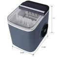 thumbnail image 2 of Countertop Ice Maker with Self-Cleaning, 9 Cubes in 6 Mins & 26 lbs per Day, Portable Ice Machine with Basket & Scoop, ETL/FDA Certified for Home, Kitchen, Office, Bar, 2 of 6